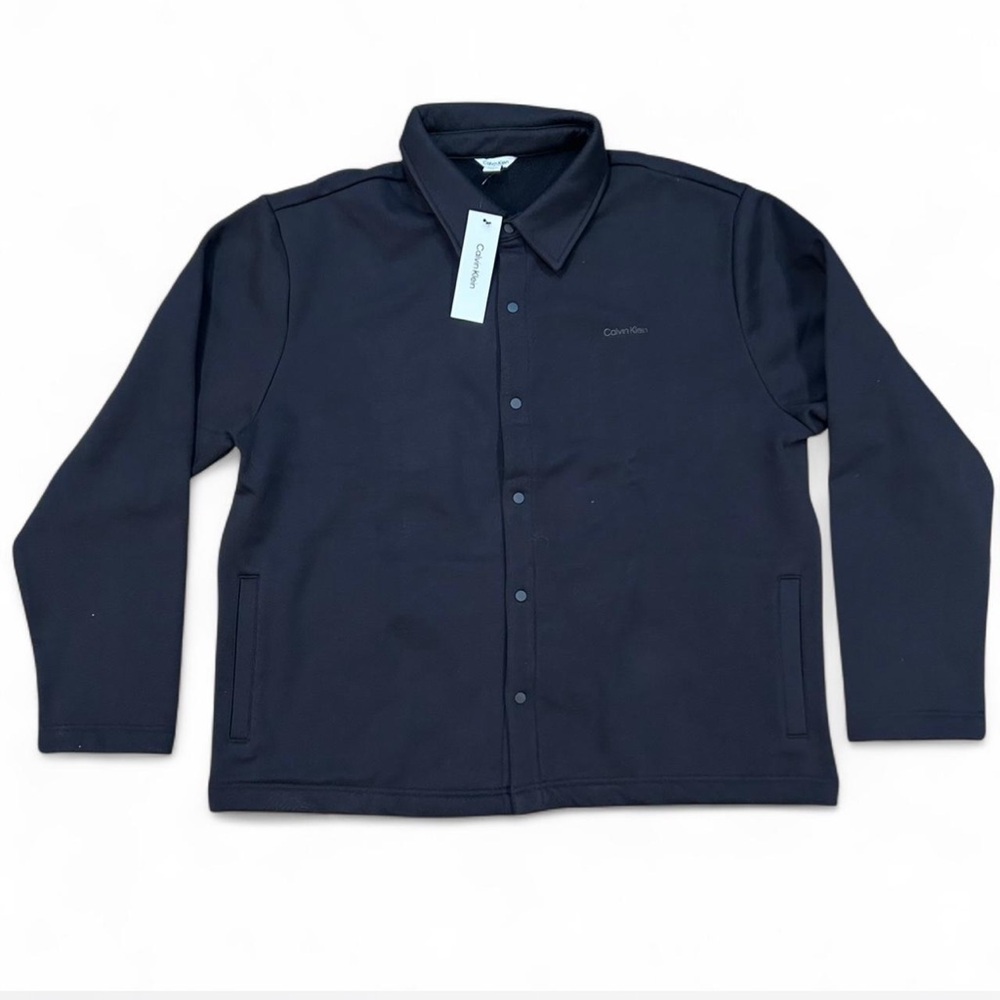 Calvin Klein Men's Black Shirt Jacket